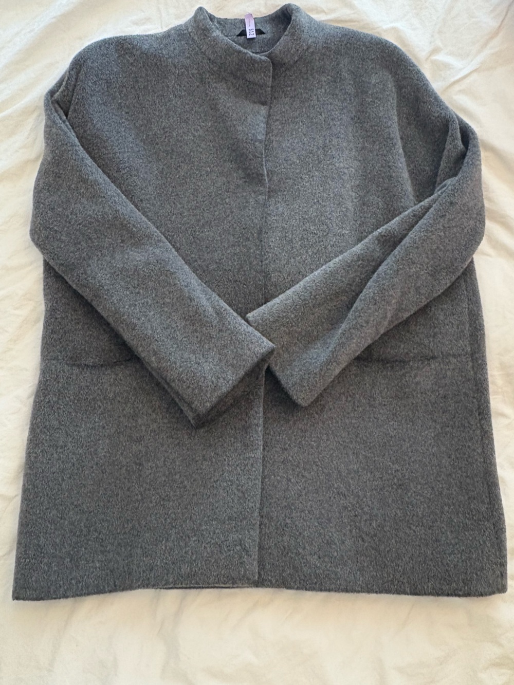 Cinzia Rocca Gray Wool Coat